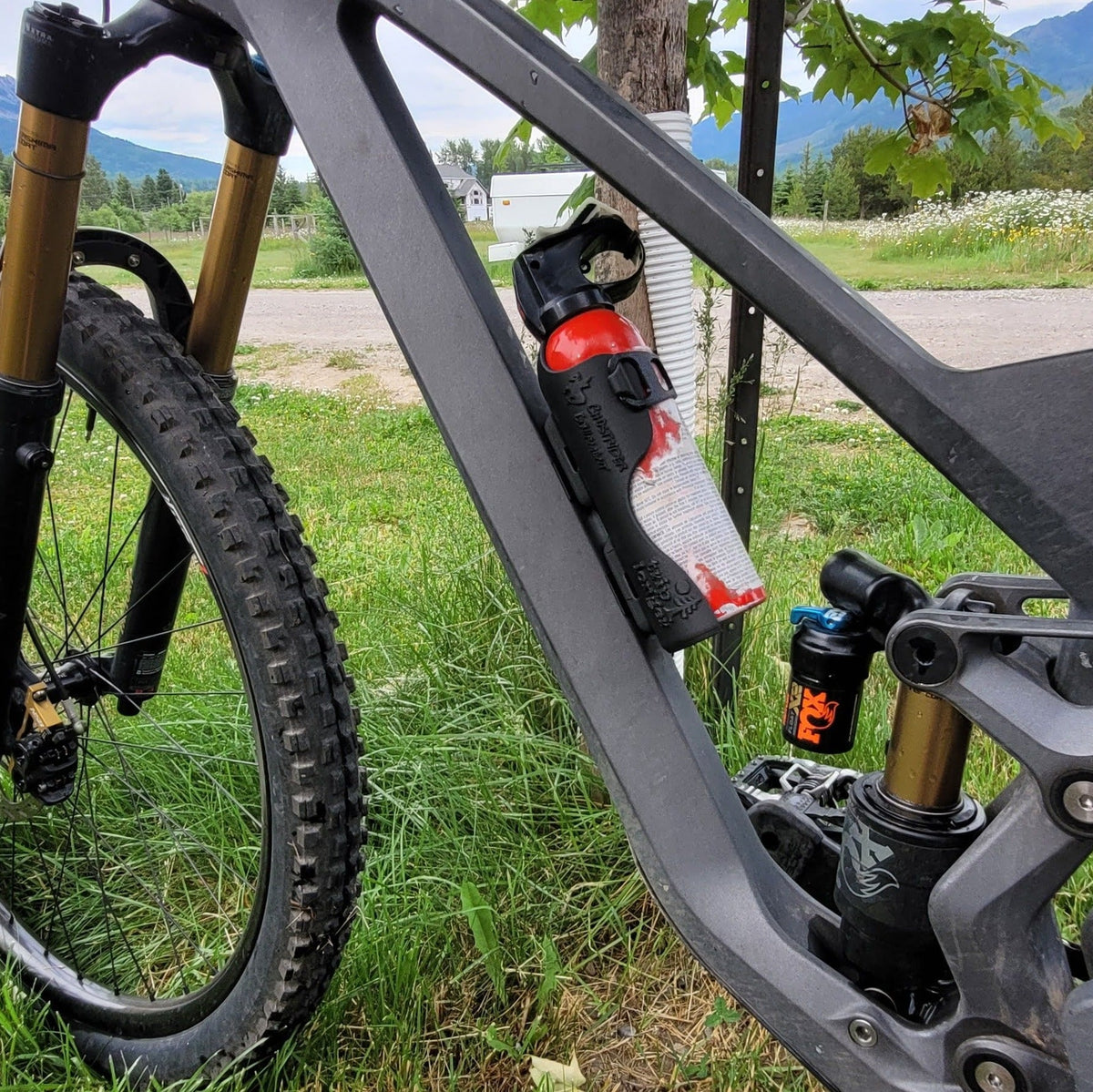 Bear spray holder - direct mount
