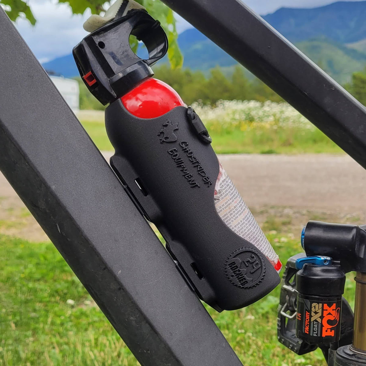 Bear spray holder - direct mount